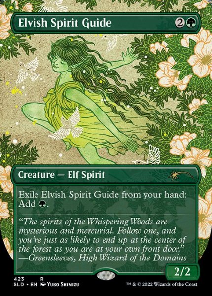 画像1: 【ENG】【Foil】《エルフの指導霊/Elvish Spirit Guide》[Secret Lair] (1)