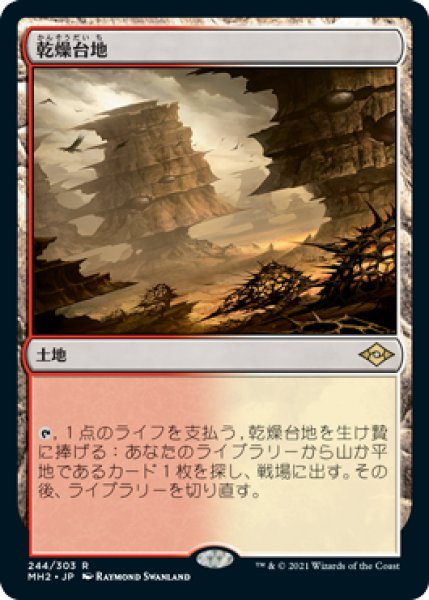 画像1: 【JPN】【Foil】《乾燥台地/Arid Mesa》[MH2] (1)