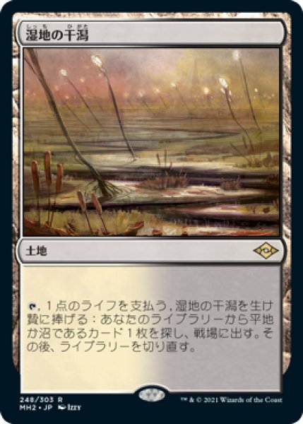 画像1: 【JPN】【Foil】《湿地の干潟/Marsh Flats》[MH2] (1)