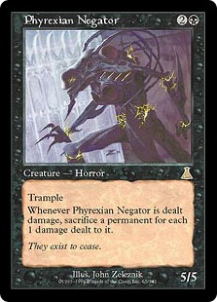 画像1: 【ENG】《ファイレクシアの抹殺者/Phyrexian Negator》[UDS] (1)