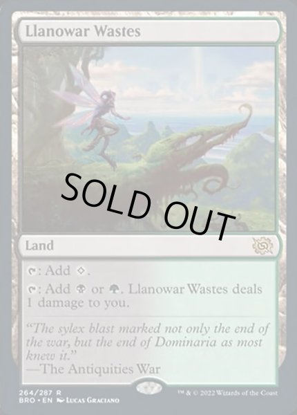 画像1: 【ENG】《ラノワールの荒原/Llanowar Wastes》[BRO] (1)