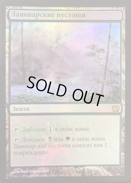 画像1: 【RUS】【Foil】《ラノワールの荒原/Llanowar Wastes》[9ED] (1)