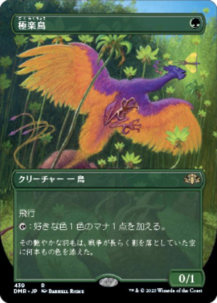 画像1: 【JPN】【Foil】■ボーダーレス■《極楽鳥/Birds of Paradise》[DMR] (1)