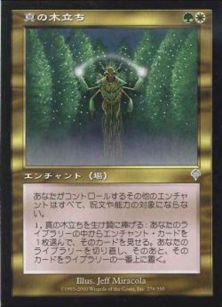 画像1: 【JPN】【Foil】《真の木立ち/Sterling Grove》[INV] (1)