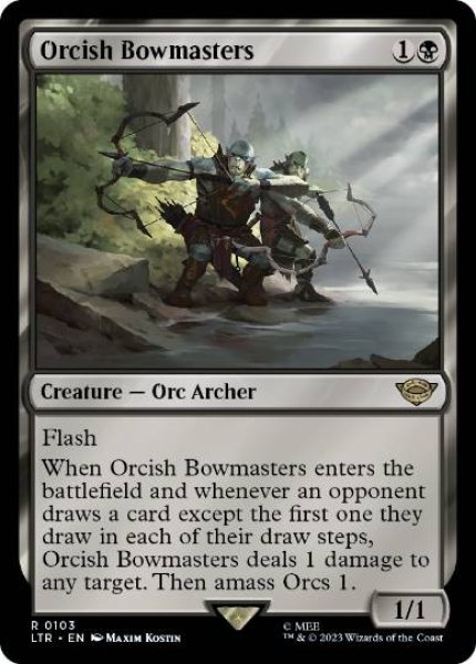 画像1: 【ENG】【Foil】《オークの弓使い/Orcish Bowmasters》[LTR] (1)