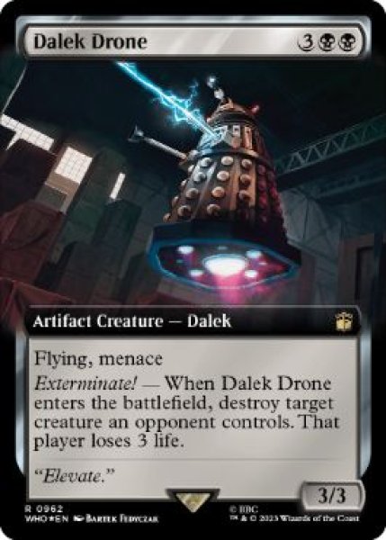 画像1: 【ENG】【Foil】■拡張アートサージ■《ダーレクのドローン/Dalek Drone》[WHO] (1)