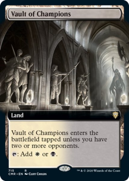 画像1: 【ENG】【Foil】■拡張アート■《勝者の大霊堂/Vault of Champions》[CMR] (1)