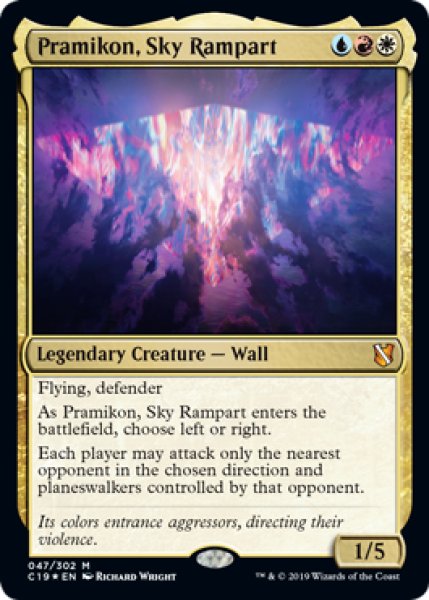 画像1: 【ENG】【Foil】《天空塁壁、プラミコン/Pramikon, Sky Rampart》[C19] (1)