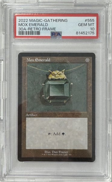 画像1: 【ENG】《Mox Emerald》PSA10[30A] (1)