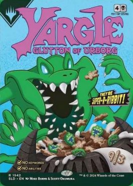 画像1: 【ENG】■ボーダーレス■《アーボーグの暴食、ヤーグル/Yargle, Glutton of Urborg》[Secret Lair] (1)