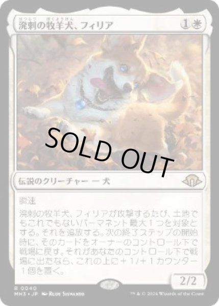 画像1: 【JPN】【Foil】《溌剌の牧羊犬、フィリア/Phelia, Exuberant Shepherd》[MH3] (1)