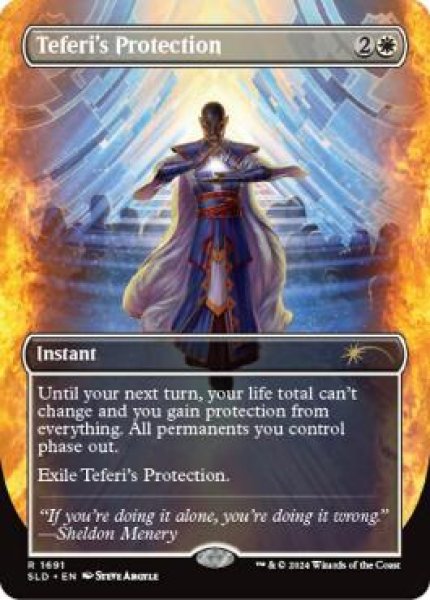 画像1: 【ENG】《テフェリーの防御/Teferi's Protection》(1691)[Secret Lair] (1)