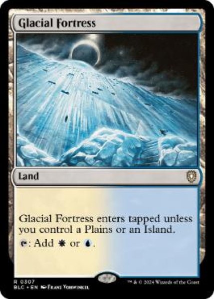 画像1: 【ENG】《氷河の城砦/Glacial Fortress》[BLC] (1)