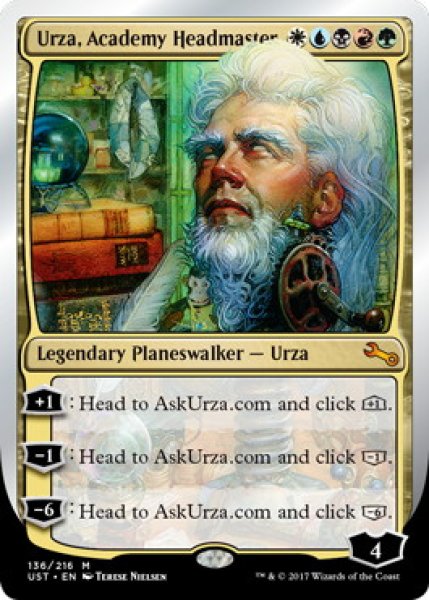 画像1: 【ENG】《Urza, Academy Headmaster》[UST] (1)