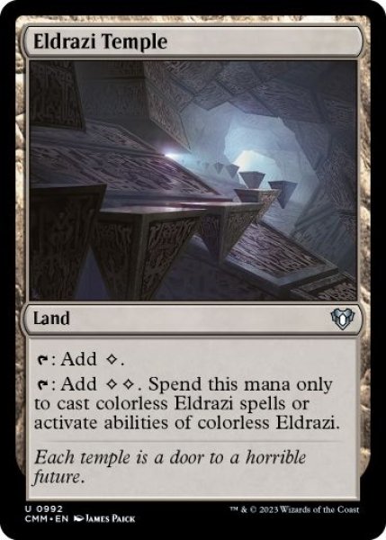 画像1: 【ENG】《エルドラージの寺院/Eldrazi Temple》[CMM] (1)