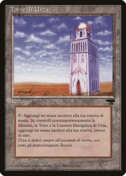 画像1: 【ITA】■黒枠■《ウルザの塔/Urza's Tower》B[RIN] (1)