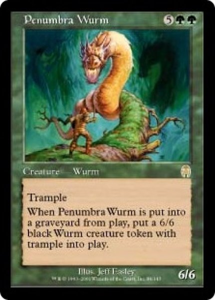 画像1: 【ENG】【Foil】《暗影のワーム/Penumbra Wurm》[APC] (1)