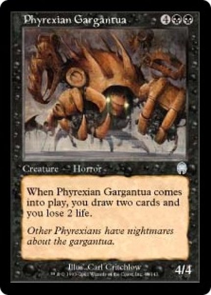 画像1: 【ENG】【Foil】《ファイレクシアのガルガンチュア/Phyrexian Gargantua》[APC] (1)