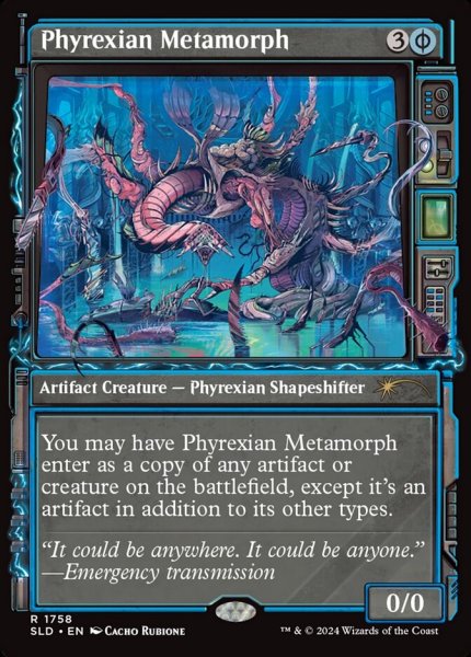 画像1: 【ENG】《ファイレクシアの変形者/Phyrexian Metamorph》(1759)[Secret Lair] (1)