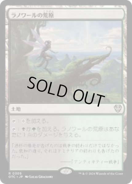 画像1: 【JPN】《ラノワールの荒原/Llanowar Wastes》[OTC] (1)