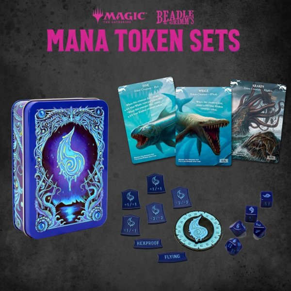 画像1: 【サプライ】Blue Mana Token Set (1)