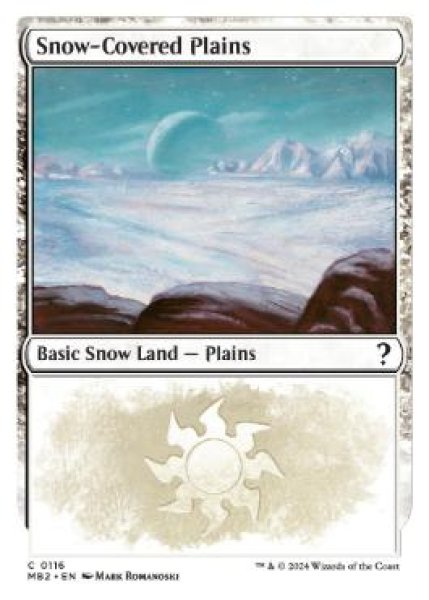 画像1: 【ENG】《冠雪の平地/Snow-Covered Plains》[MB2] (1)