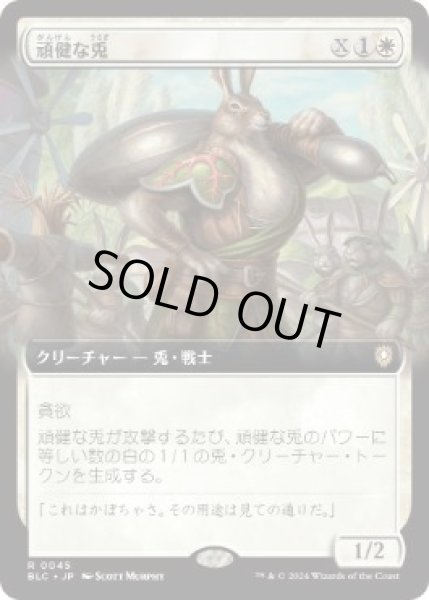 画像1: 【JPN】■拡張アート■《頑健な兎/Jacked Rabbit》[BLC] (1)