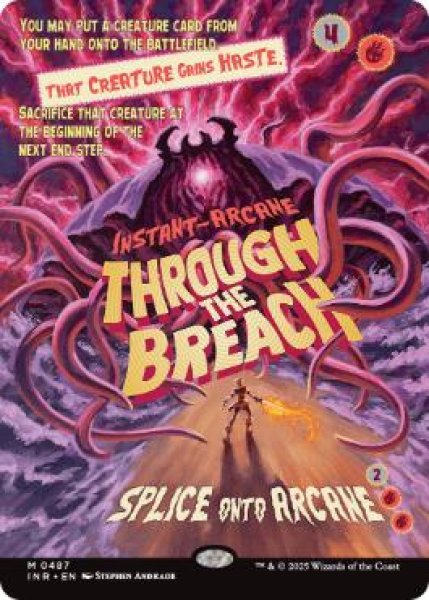 画像1: 【ENG】【Foil】■ボーダーレス■《裂け目の突破/Through the Breach》[INR] (1)