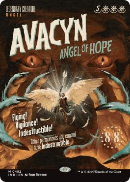 画像1: 【ENG】【Foil】■ボーダーレス■《希望の天使アヴァシン/Avacyn, Angel of Hope》[INR] (1)