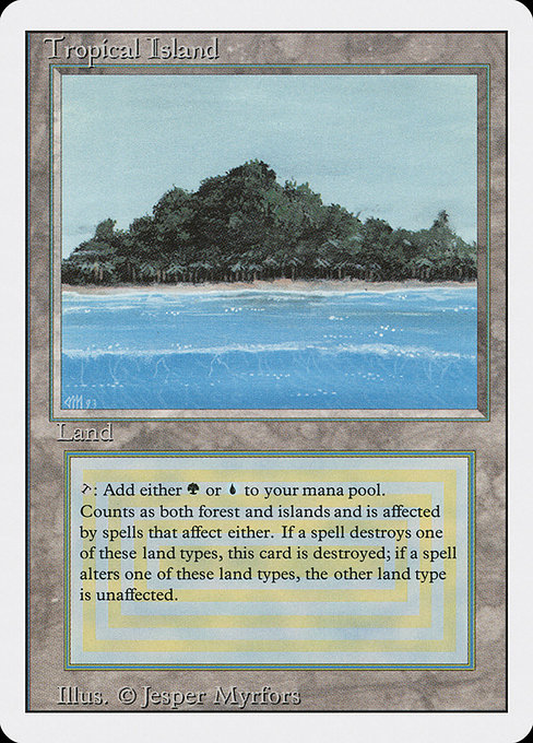 ENG】《Tropical Island》[3ED] - カードショップ抜忍