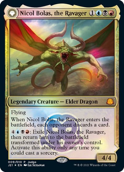 ENG】【Foil】《破滅の龍、ニコル・ボーラス/Nicol Bolas, the Ravager