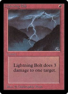 ENG】《稲妻/Lightning Bolt》4枚セット [LEB] - カードショップ抜忍